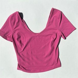 Pink/Plum Lululemon Athletic Top